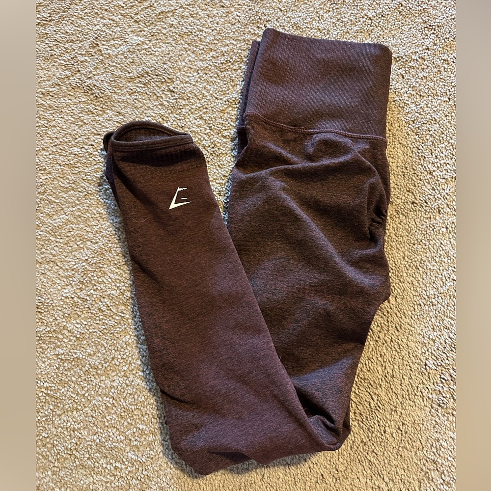 Brown Gymshark Leggings